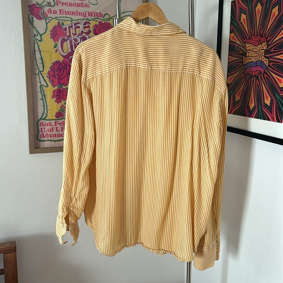 Orange and White Striped Button Down - Picture 3 of 3